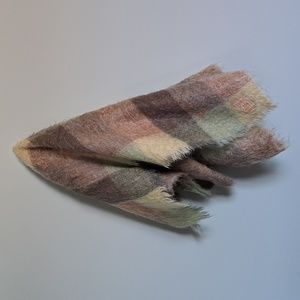 Vintage Hudson's Bay Company 100% Mohair Throw Blanket Made in Scotland